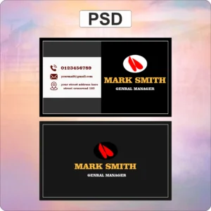 Modern visiting card, visiting card, business card, visiting