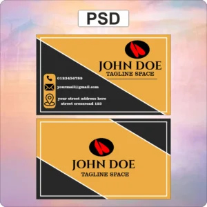 Modern visiting card, visiting card, business card, visiting