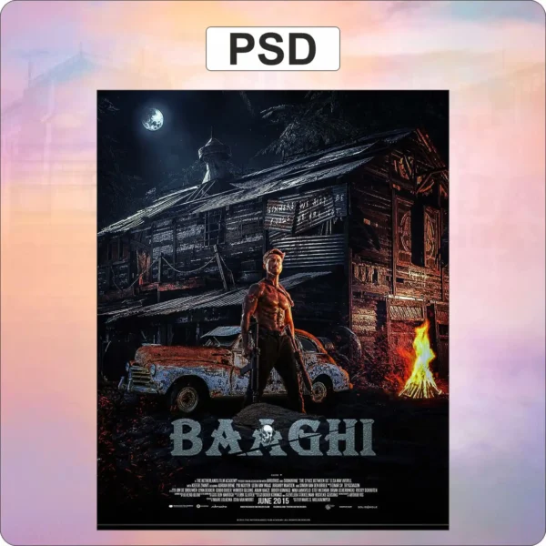 Baaghi movie poster,movie poster