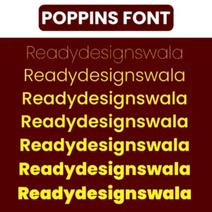 poppins font