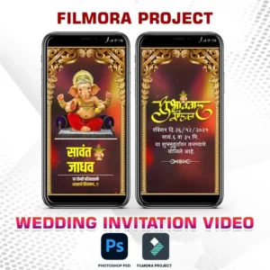 Wedding invitation video,filmora project