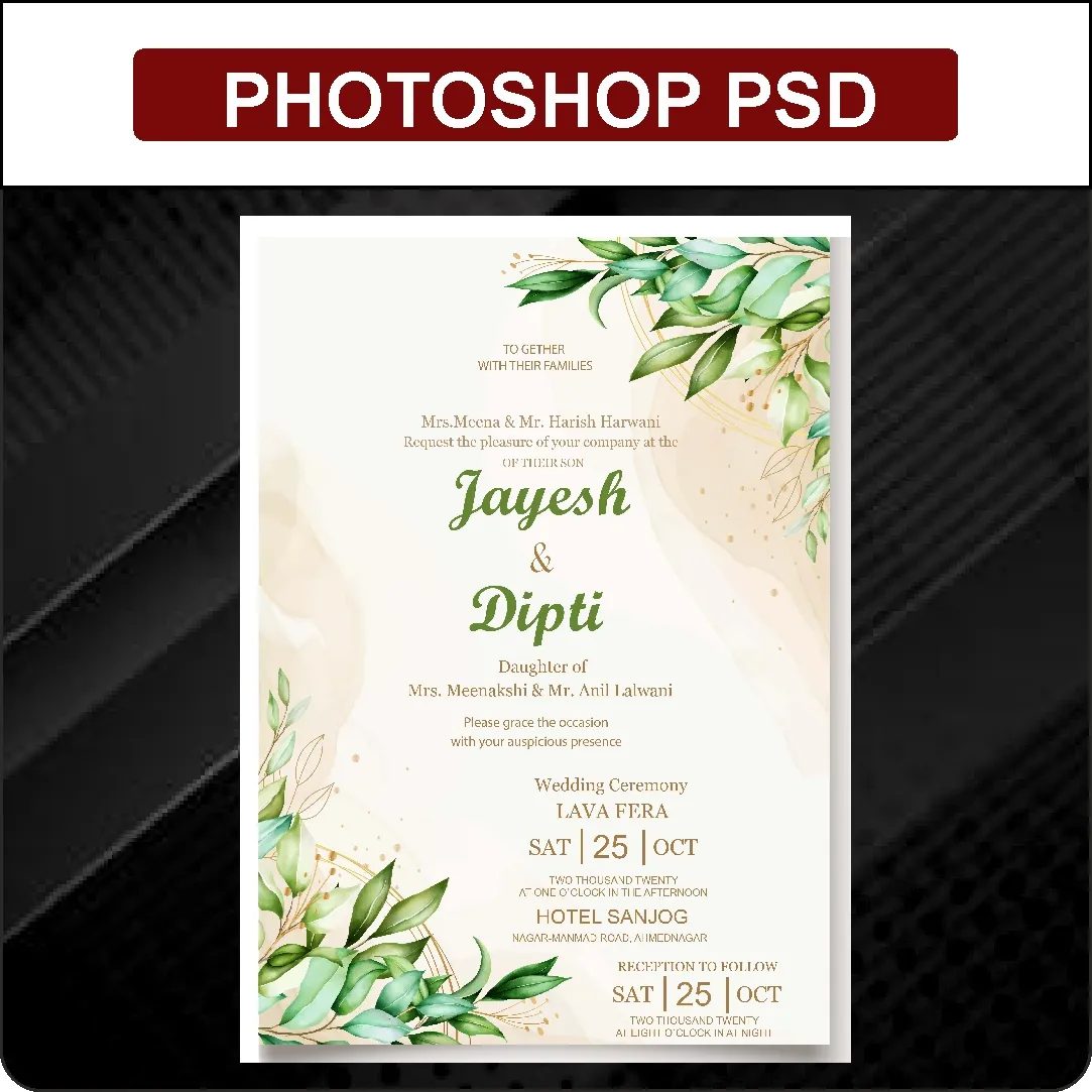 Wedding card design